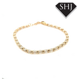 Silver Gold Plated Bracelet