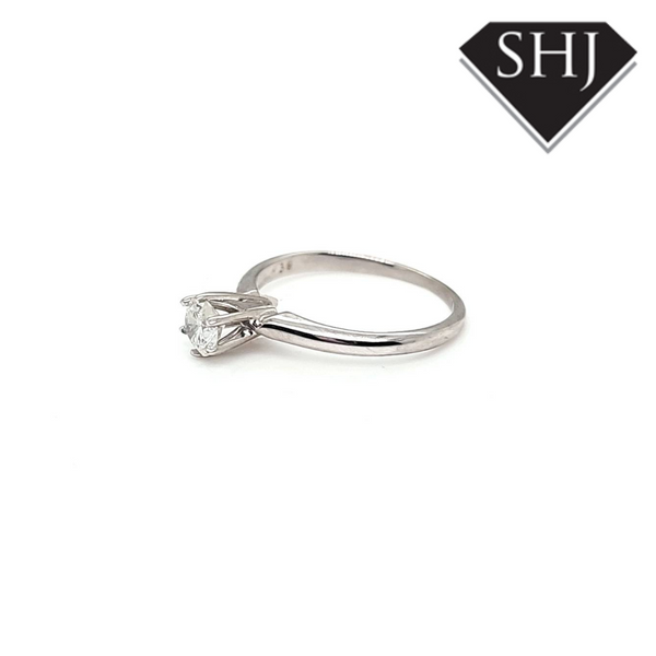 14ct White Gold Diamond Ring