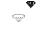 14ct White Gold Diamond Ring