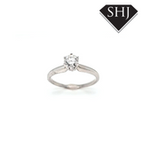 14ct White Gold Diamond Ring