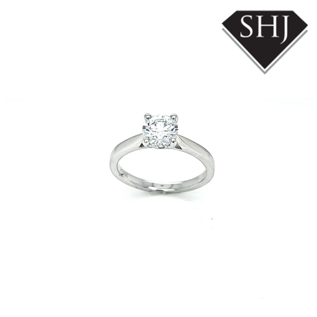 Lab Created Platinum Diamond Ring