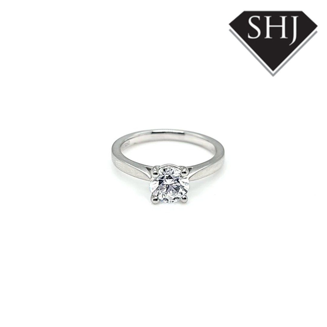 Lab Created Platinum Diamond Ring