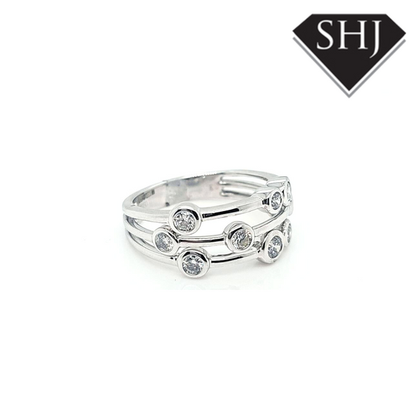 Platinum Diamond Life Style Ring 0.74ct
