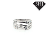 Platinum Diamond Life Style Ring 0.74ct