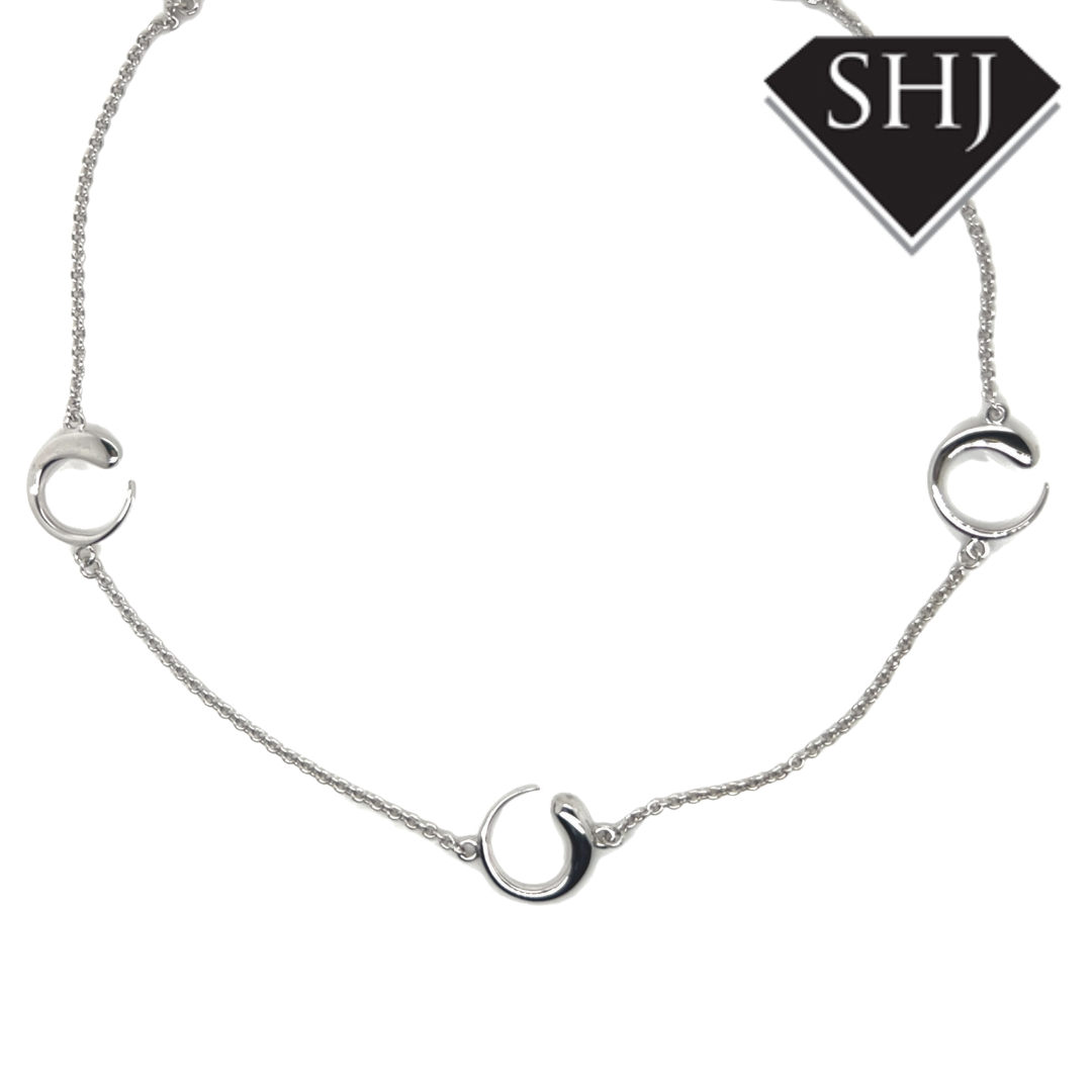 Silver Luna Necklace Lucy Q