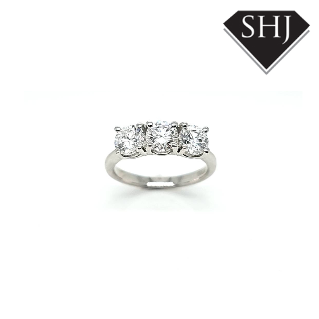 Platinum Lab Grown Diamond Ring 1.74ct