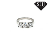 Platinum Lab Grown Diamond Ring 1.74ct