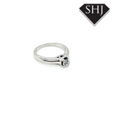 18ct White Gold Diamond Single Stone Ring 0.25ct 'I'