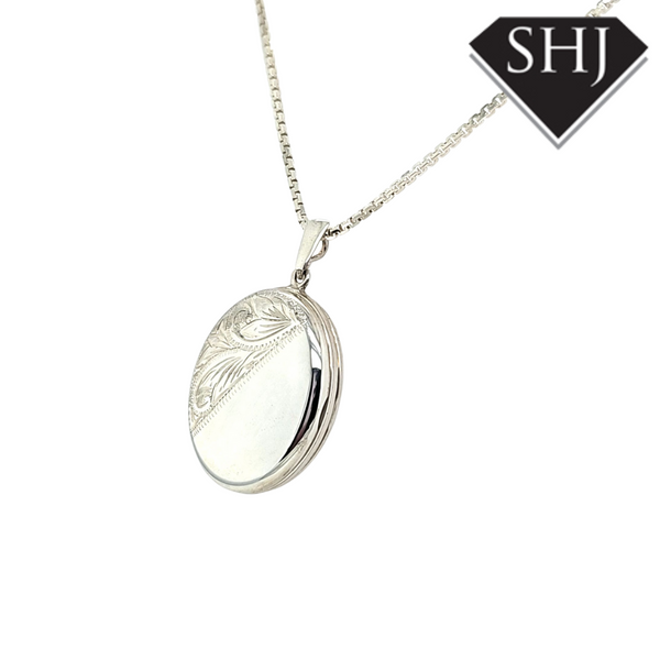 Silver H/Eng Locket