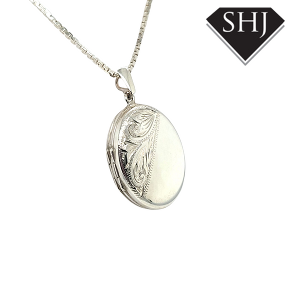 Silver H/Eng Locket