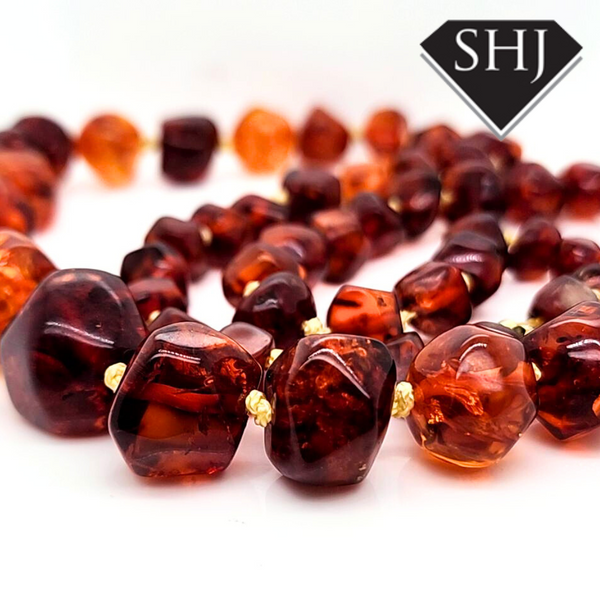 Amber Bead Necklace