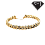 9ct Yellow Gold Chain Bangle