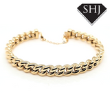 9ct Yellow Gold Chain Bangle