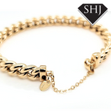 9ct Yellow Gold Chain Bangle