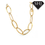 9ct Yellow Gold Oval Link Bracelet