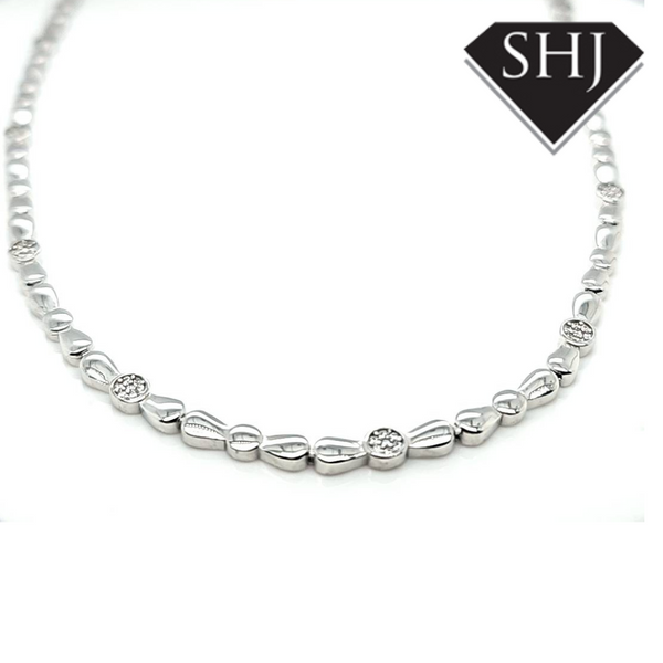 Silver Necklace Bracinni