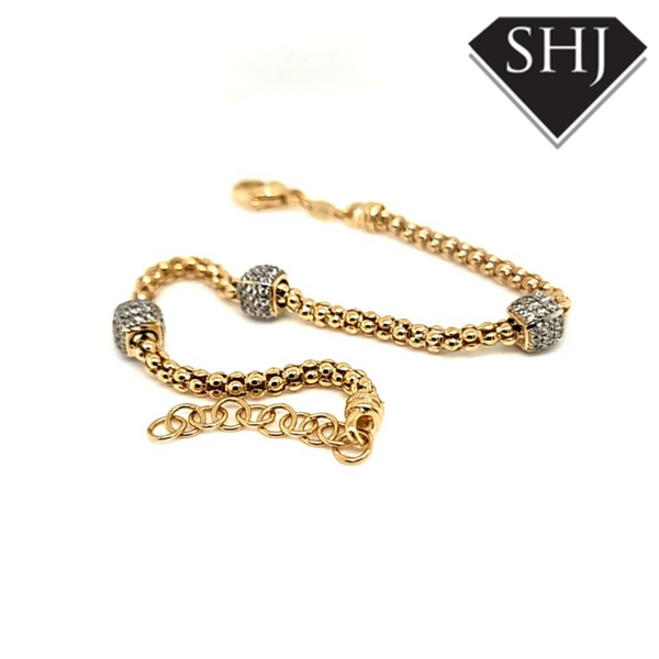 Gold Plated Silver Bracelet