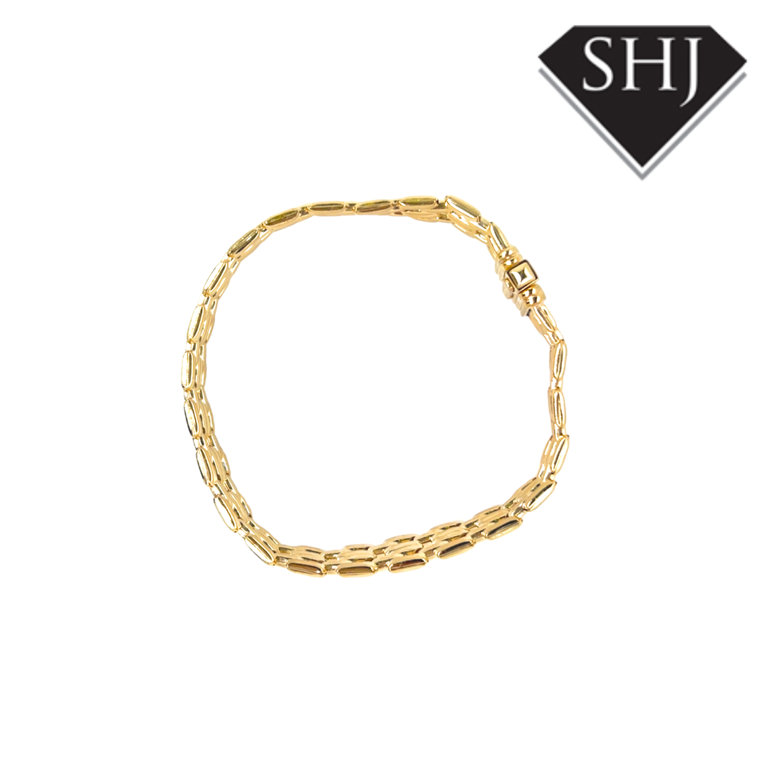 Silver Gold Plated Bracelet