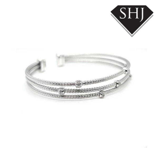 Bracini Silver Bangle