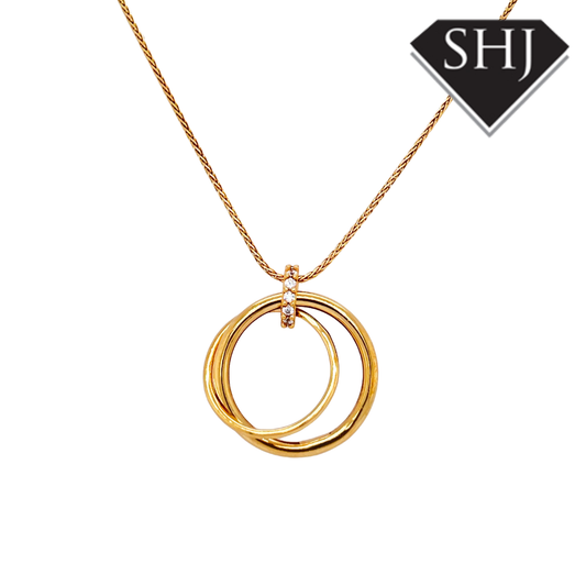 Silver Gold Plated Necklace