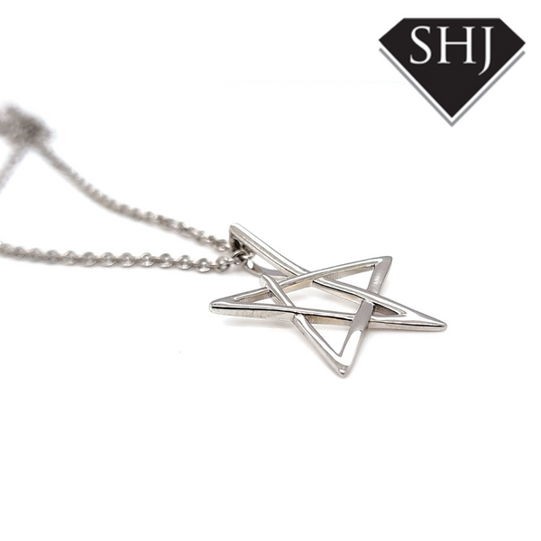 Silver Star Necklace Lucy Q