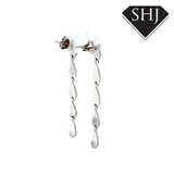 Silver Drop Earrings Lucy Q