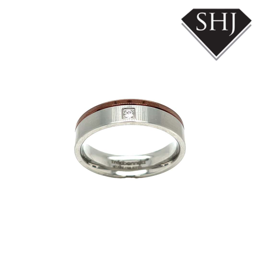 Tungsten CZ Gents Band