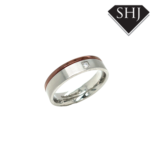 Tungsten CZ Gents Band