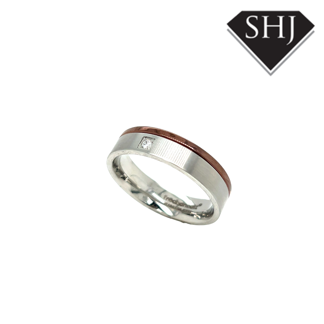 Tungsten CZ Gents Band