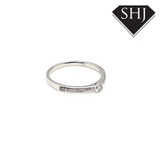 9ct White Gold Diamond Ring