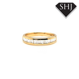 9ct Yellow Gold Baguette Diamond Eternity Ring 0.50ct