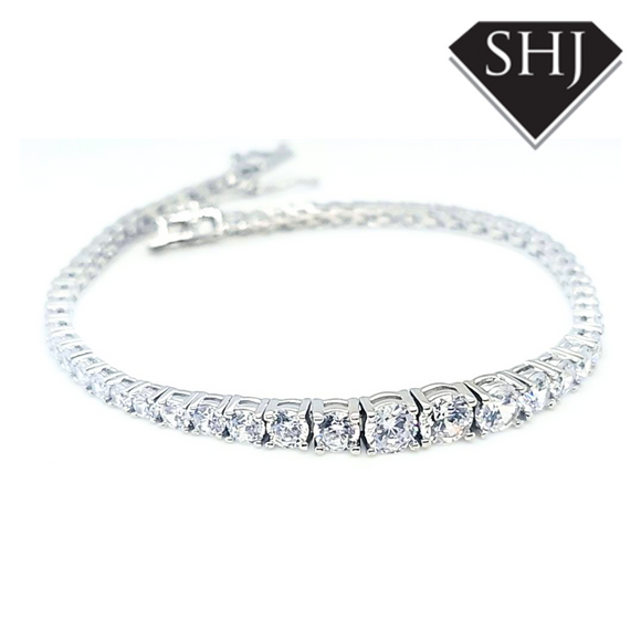 Silver CZ Bracelet