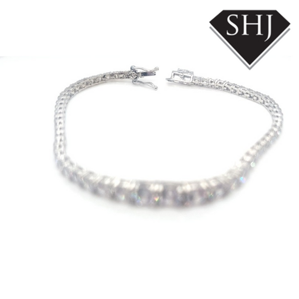 Silver CZ Bracelet