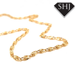 14ct Yellow Gold Fancy Rope Style Necklace