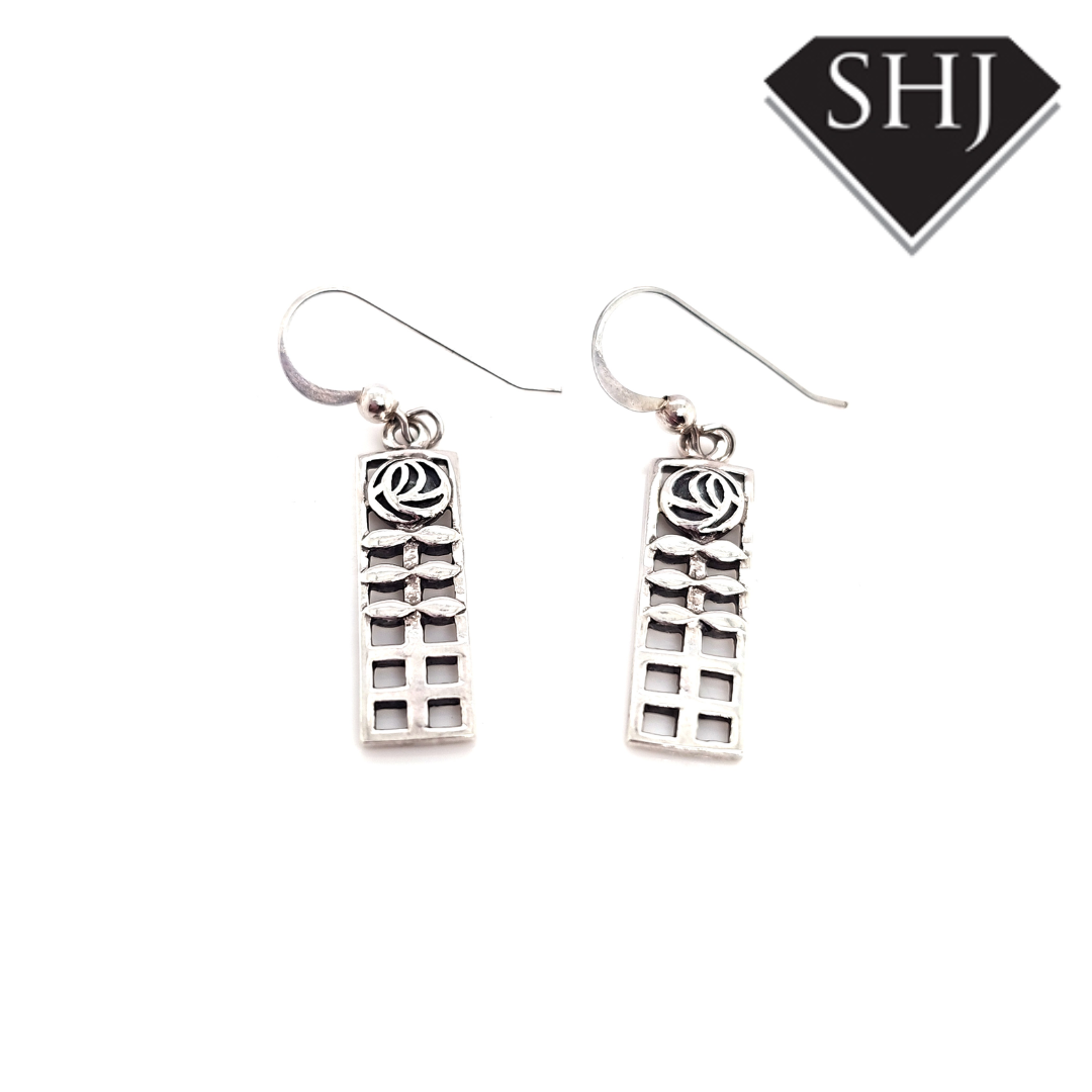 Silver CRM Earrings