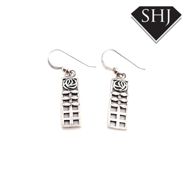 Silver CRM Earrings