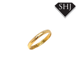 22CT Yellow Gold 2MM Wedding Band