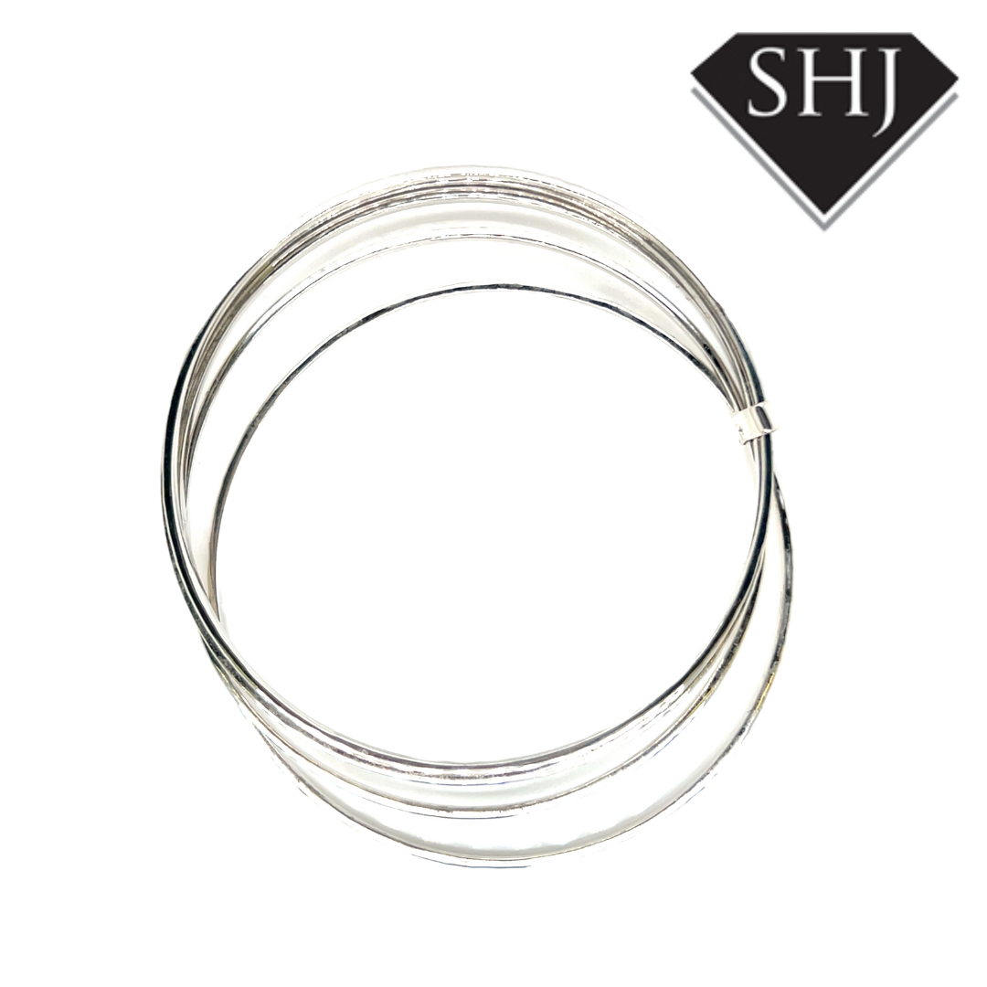 Silver Multi Bangles