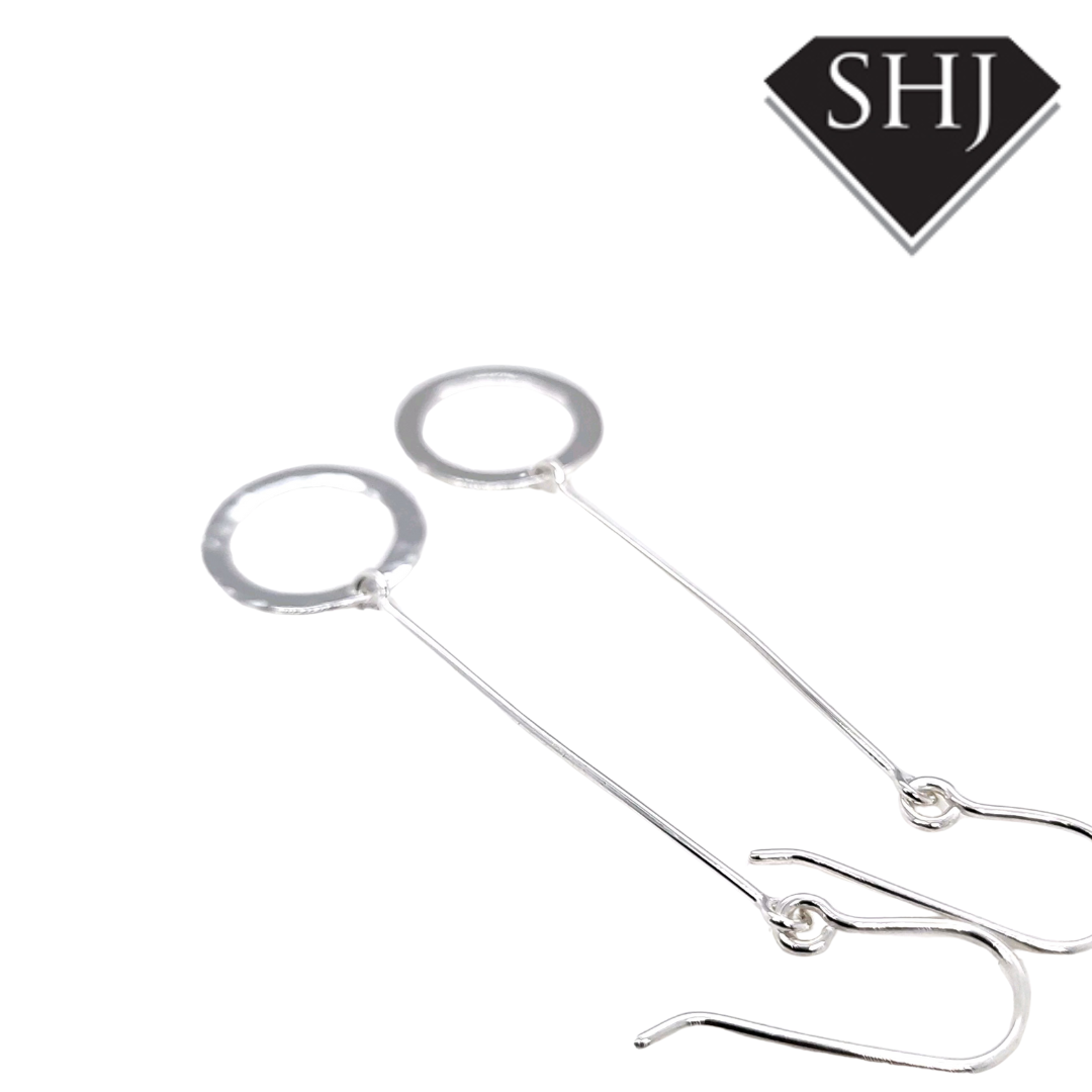 Silver Drop Earrings