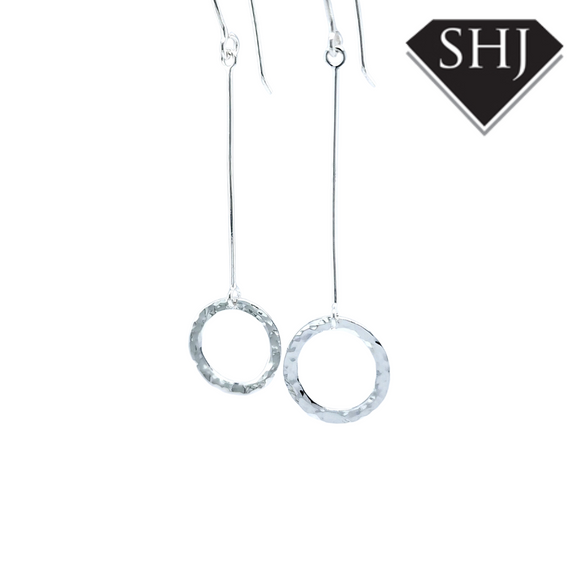 Silver Drop Earrings