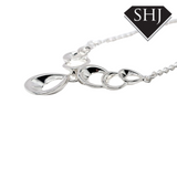 Silver Stirrup Necklace