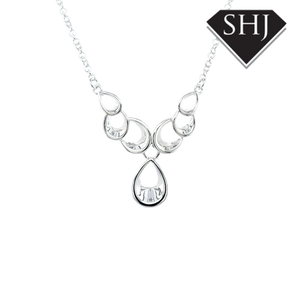 Silver Stirrup Necklace