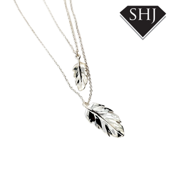 Silver Leaf Necklace