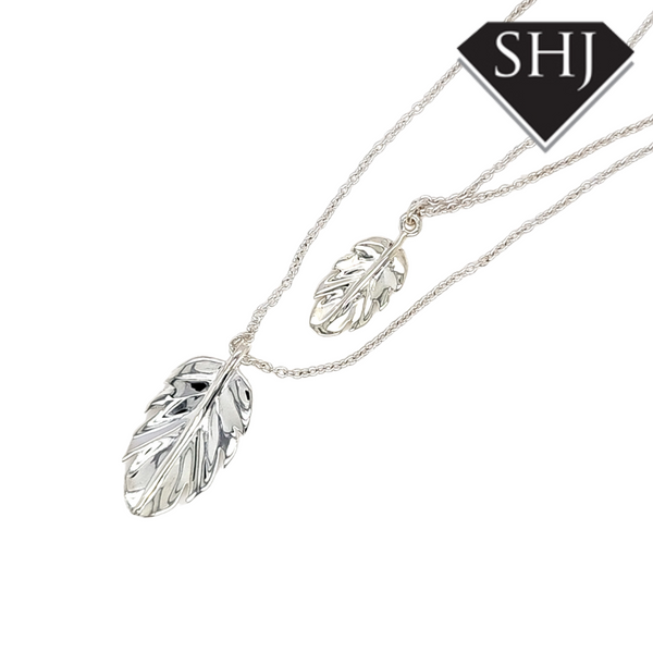 Silver Leaf Necklace