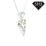 Silver Heart Pendant and Chain