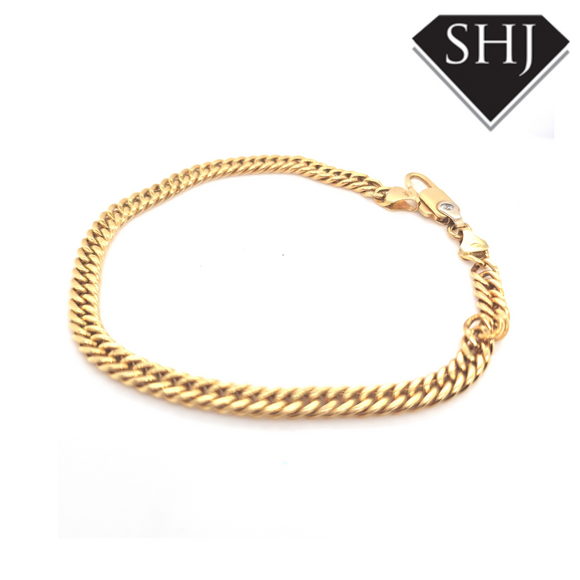 18ct Yellow Gold Fancy Bracelet