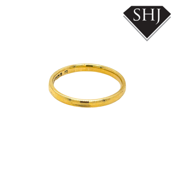 9CT Yellow Gold Wedding Band