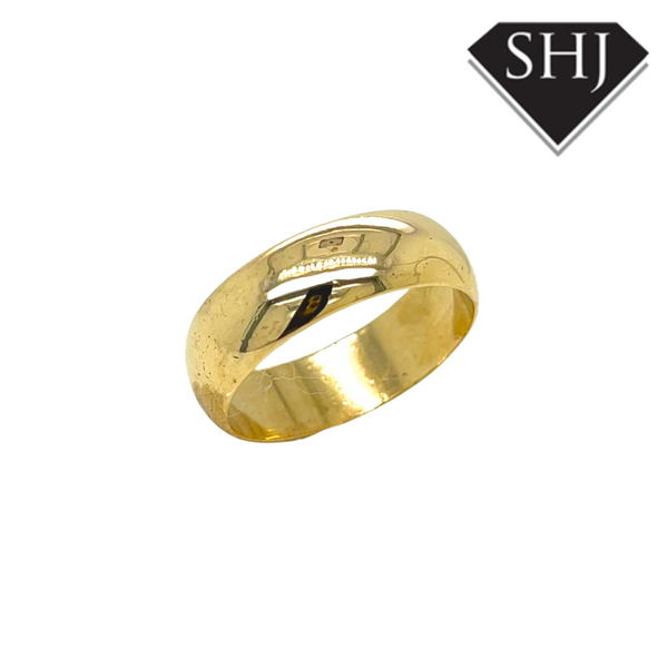 9CT Yellow Gold Wedding Band