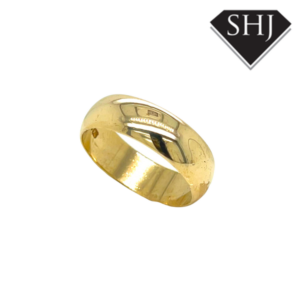 9CT Yellow Gold Wedding Band