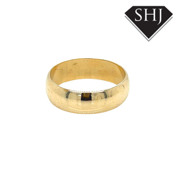 9CT Yellow Gold Wedding Band